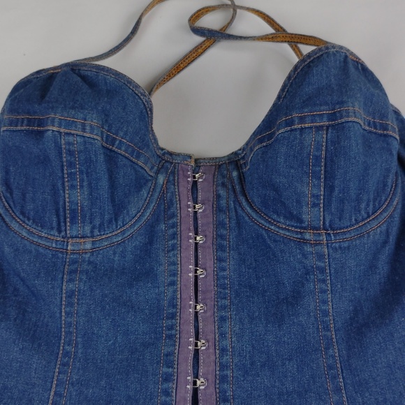 DKNY Vintage Blue Denim Women's Dress. - Picture 12 of 14